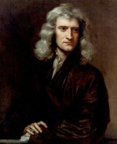 Isaac Newton's portrait